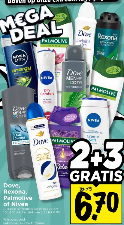 Aanbieding: Douchegel of deodorant