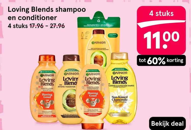 Aanbieding: Loving Blends shampoo en conditioner