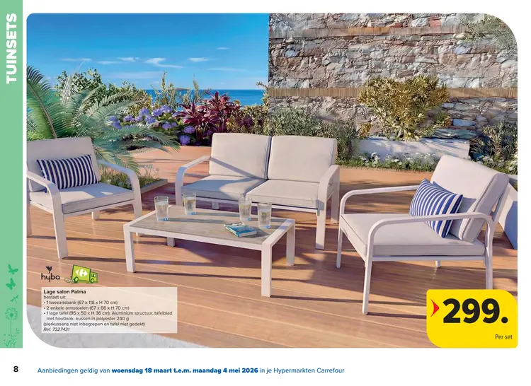 Promotie: Lage salon Palma