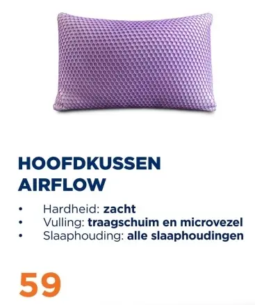 Aanbieding: Hoofdkussen airflow