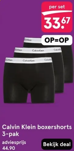 Aanbieding: Boxershorts 3-pack