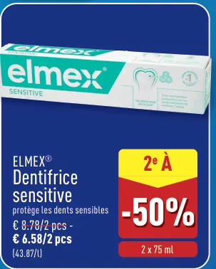 Offre: Dentifrice sensitive