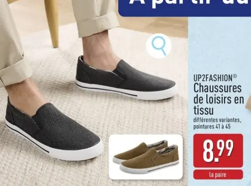 Offre: Chaussures de loisirs en tissu