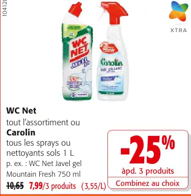 Offre: WC Net ou Carolin