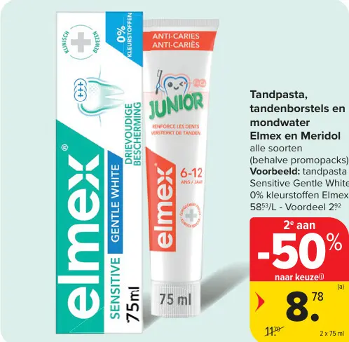 Promotie: Tandpasta, tandenborstels en mondwater