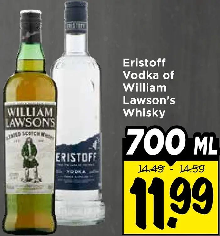 Aanbieding: Vodka of Whisky
