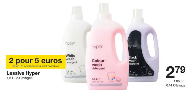 Offre: Lessive Hyper
