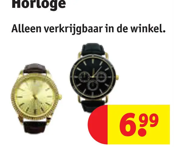 Promotie: Horloge