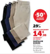 Aanbieding: PANTALON HOMME