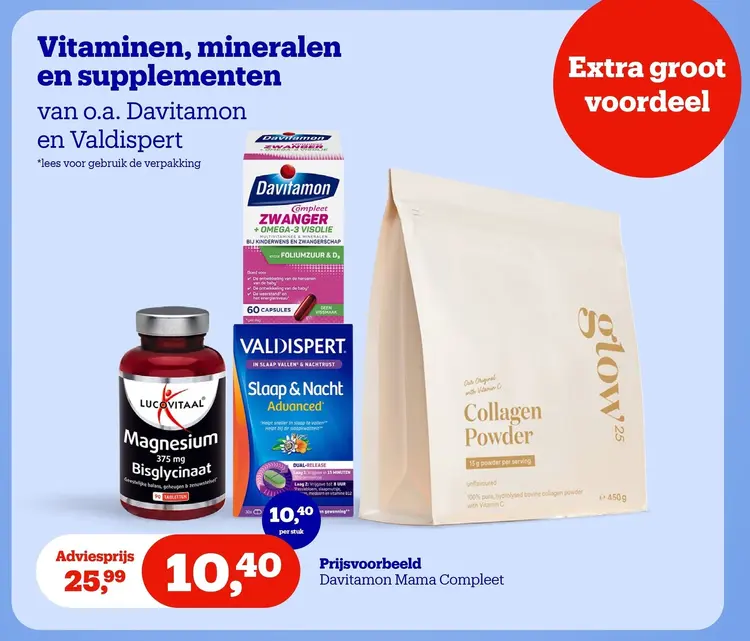 Aanbieding: Vitaminen, mineralen en supplementen
