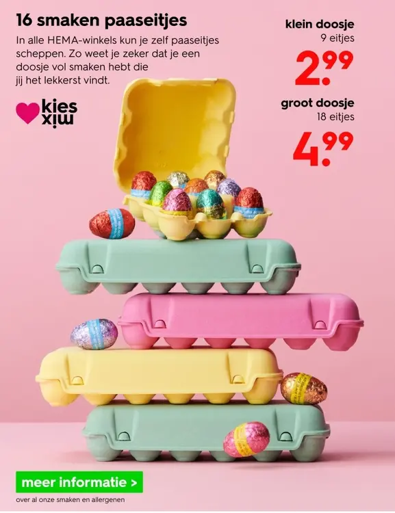 Aanbieding: paaseitjes