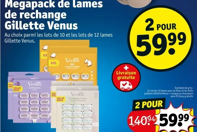 Offre: Megapack de lames de rechange