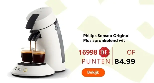 Aanbieding: Senseo Original Plus sprankelend wit