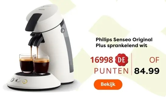 Aanbieding: Senseo Original Plus sprankelend wit