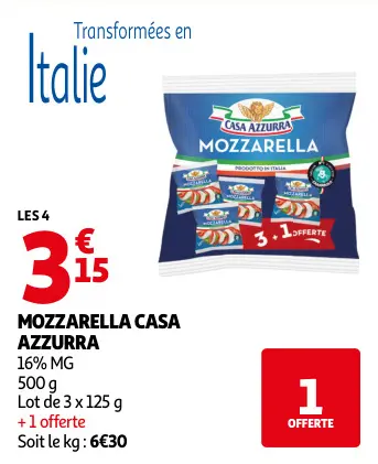 Offre: Mozzarella