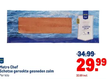 Aanbieding: Metro Chef Schotse gerookte gesneden zalm