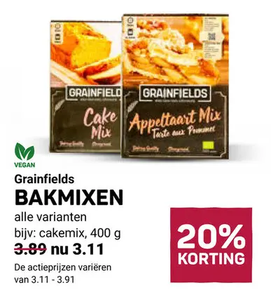 Aanbieding: Bakmixen