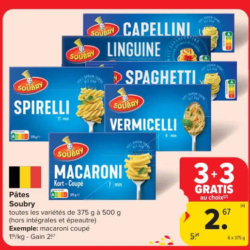 Offre: Pâtes