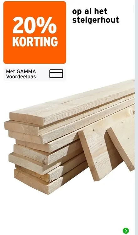 Aanbieding: Steigerhout