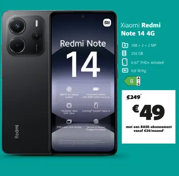 Aanbieding: Xiaomi Redmi Note 14 4G