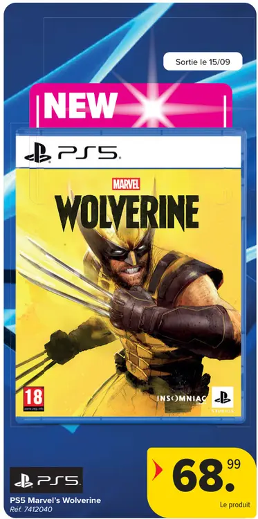 Offre: PS5 Marvel's Wolverine