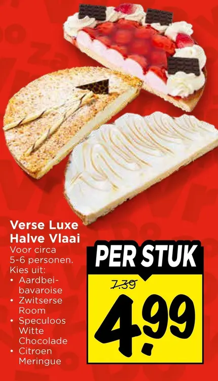 Aanbieding: Verse Luxe Halve Vlaai