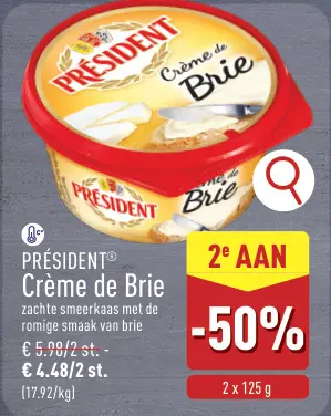 Promotie: Crème de Brie