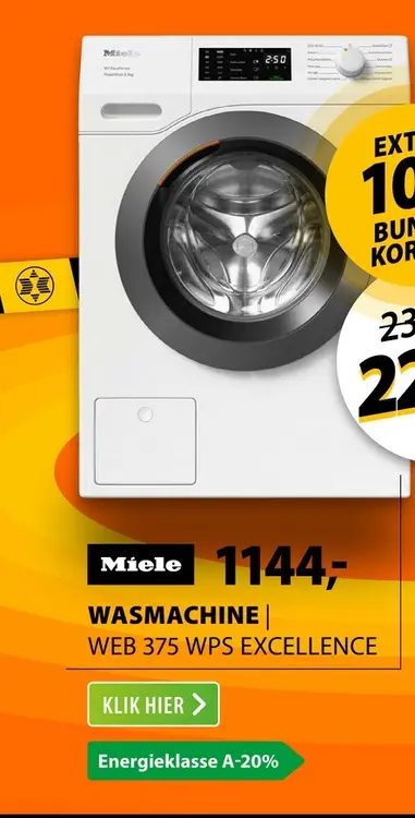 Aanbieding: Miele WEB 375 WPS Excellence PowerWash