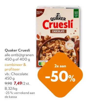 Promotie: Cruesli Chocolate