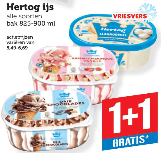 Aanbieding: Hertog Ijs