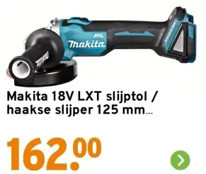 Aanbieding: 18V LXT slijptol / haakse slijper 125 mm