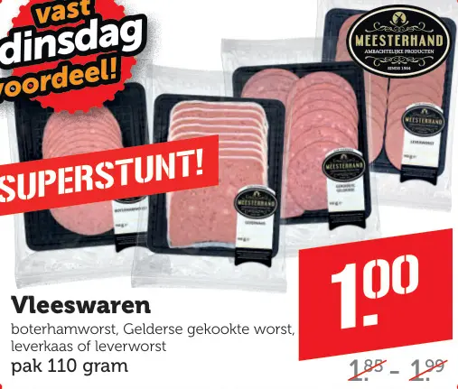 Aanbieding: Vleeswaren