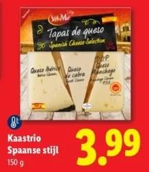 Aanbieding: Kaastrio Spaanse stijl