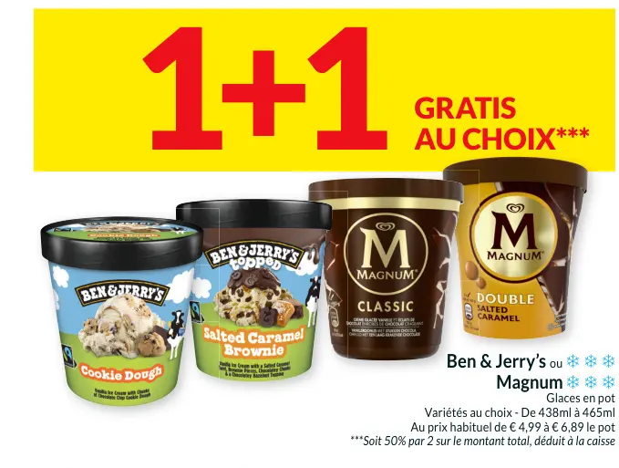 Offre: Glaces en pot