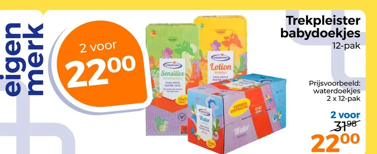 Aanbieding: Trekpleister babydoekjes