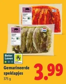 Aanbieding: Gemarineerde speklapjes