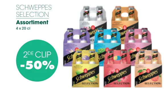 Promotie: Schweppes selection
