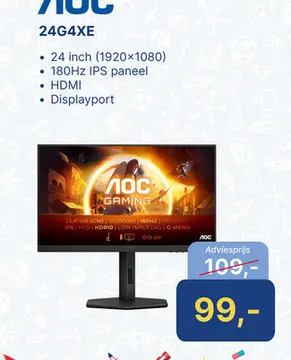 Aanbieding: Aoc 24g4xe