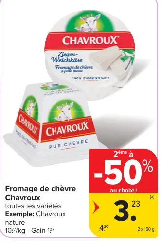 Offre: Fromage de chèvre