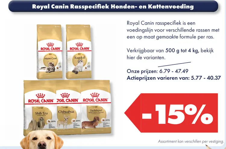 Aanbieding: Royal Canin Rasspecifiek Honden- en Kattenvoe