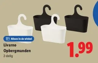 Aanbieding: Opbergmanden