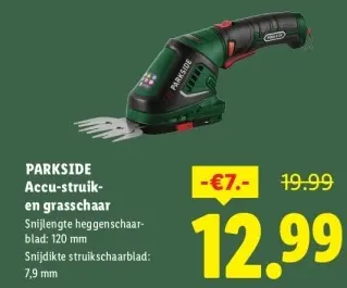 Aanbieding: Accu-struik- en grasschaar