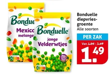 Aanbieding: Diepvriesgroente