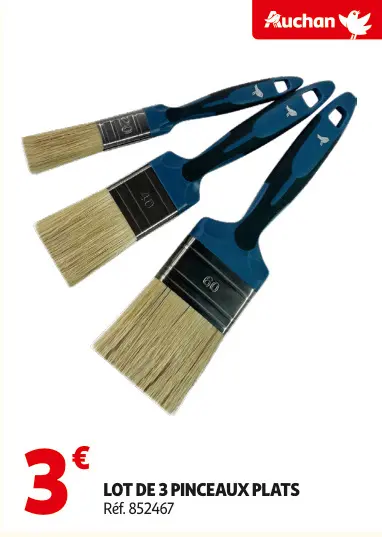 Offre: Pinceaux plats