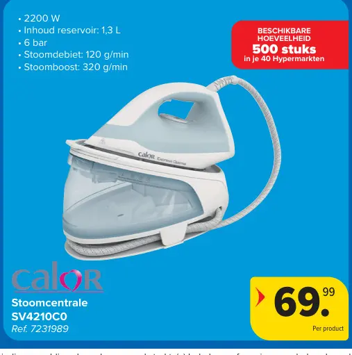 Promotie: Stoomcentrale SV4210CO