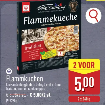 Promotie: Flammkuchen