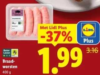 Aanbieding: Braadworsten