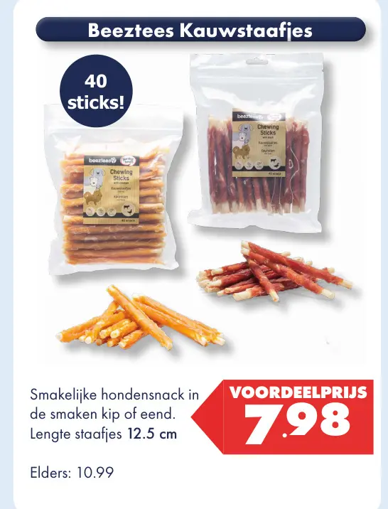 Aanbieding: Kauwstaafjes