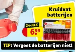 Aanbieding: batterijen