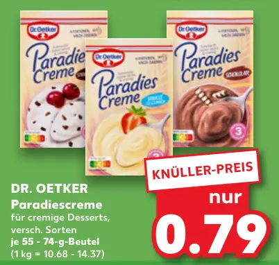 Aanbieding: Paradiescreme